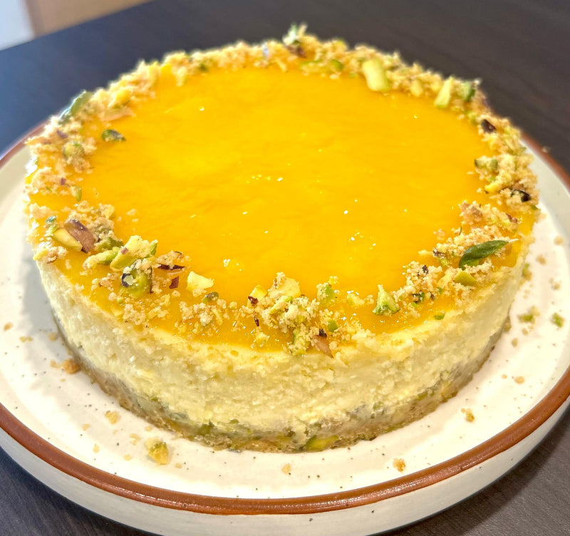 Mango Pistachio Cheesecake