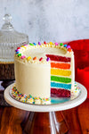 Rainbow Layer Cake-Tall